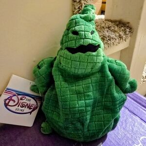 Disney Store Nightmare Before Christmas Oogie Boogie Mini Bean Bag Green NWT 8"